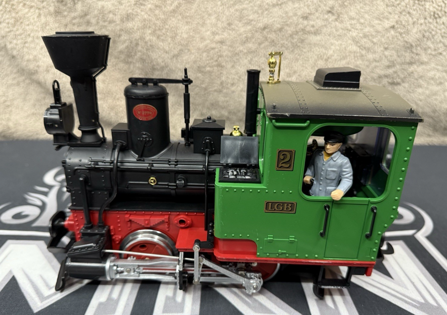 LGB LEHMANN 20212 G Scale 0-4-0 Steam Locomotive With Smoke/Sound Tested LN