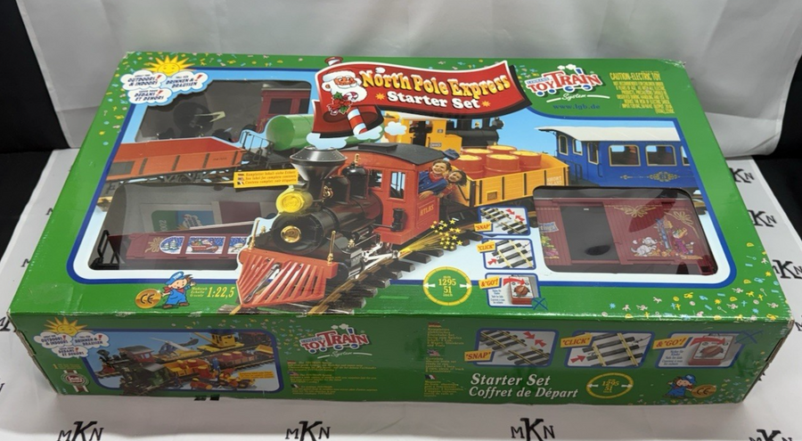 LGB 92550 LEHMANN NORTH POLE EXPRESS CHRISTMAS STARTER SET G SCALE NIB RARE
