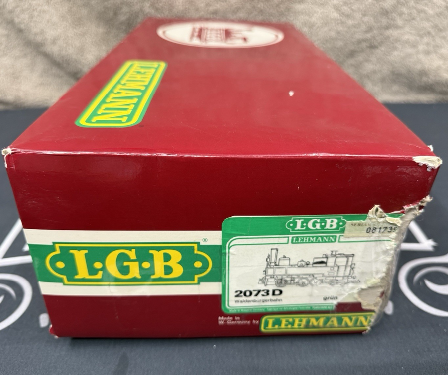 LGB 2073D Zillertahl 0-6-2 Steam Locomotive #298.14 G Scale Tested VG