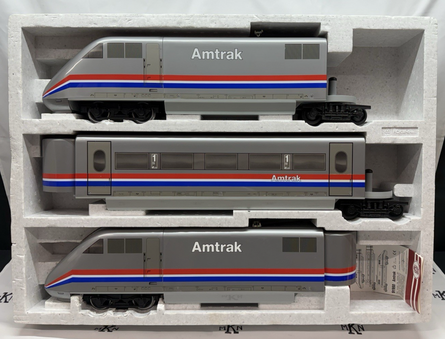 LGB 91950 Amtrak Bullet Train Plus Dining Car 91954 G Scale
