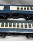 Bachmann 833 G Scale New Jersey Central Blue Comet Passenger Cars 2 pcs