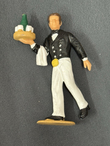 Vintage LGB Figure Man Champagne Wine Server Standing G Scale 1/24