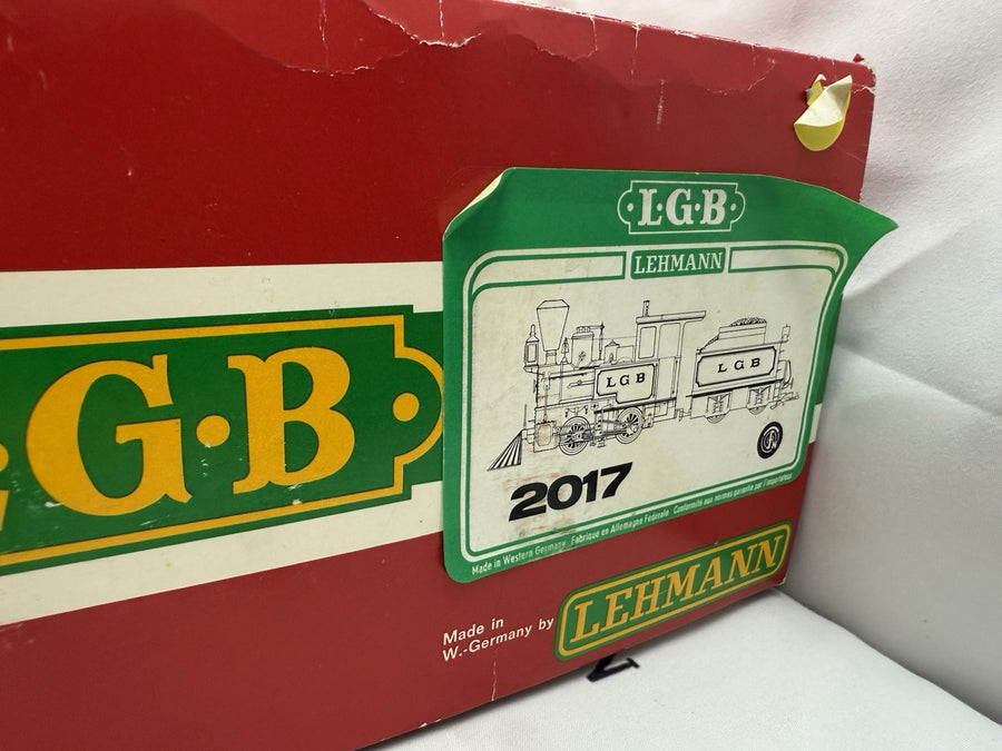 LGB 2017 Green Classic Steam Locomotive and Powered Tender G Scale LN