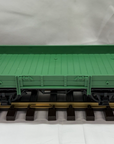 Vintage LGB 4010 Green Flat Car Yellow Box Early West Germany G Scale