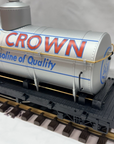 LGB 4180 G Scale Red Crown Single Dome Gasoline Tanker Car EX/Box