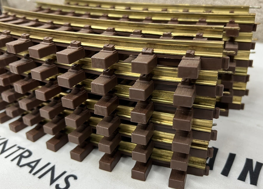 Lionel R1 G-gauge G Scale brass scale Lot of 12 pcs Full 4’ Circle curved NOS