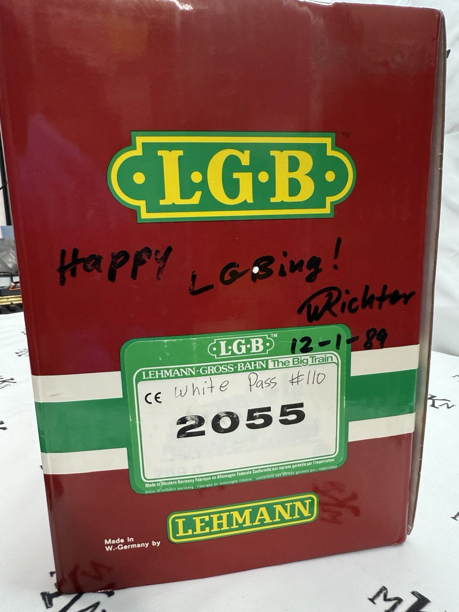 LGB 2055 LIMITED EDITION WOLFGANG WHITE PASS ALCO DIESEL LOCO 87 OF 100! NIB