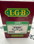 LGB 3150 Deutsche Eisenbahn 150th Anniversary Passenger Car Lighted G Scale