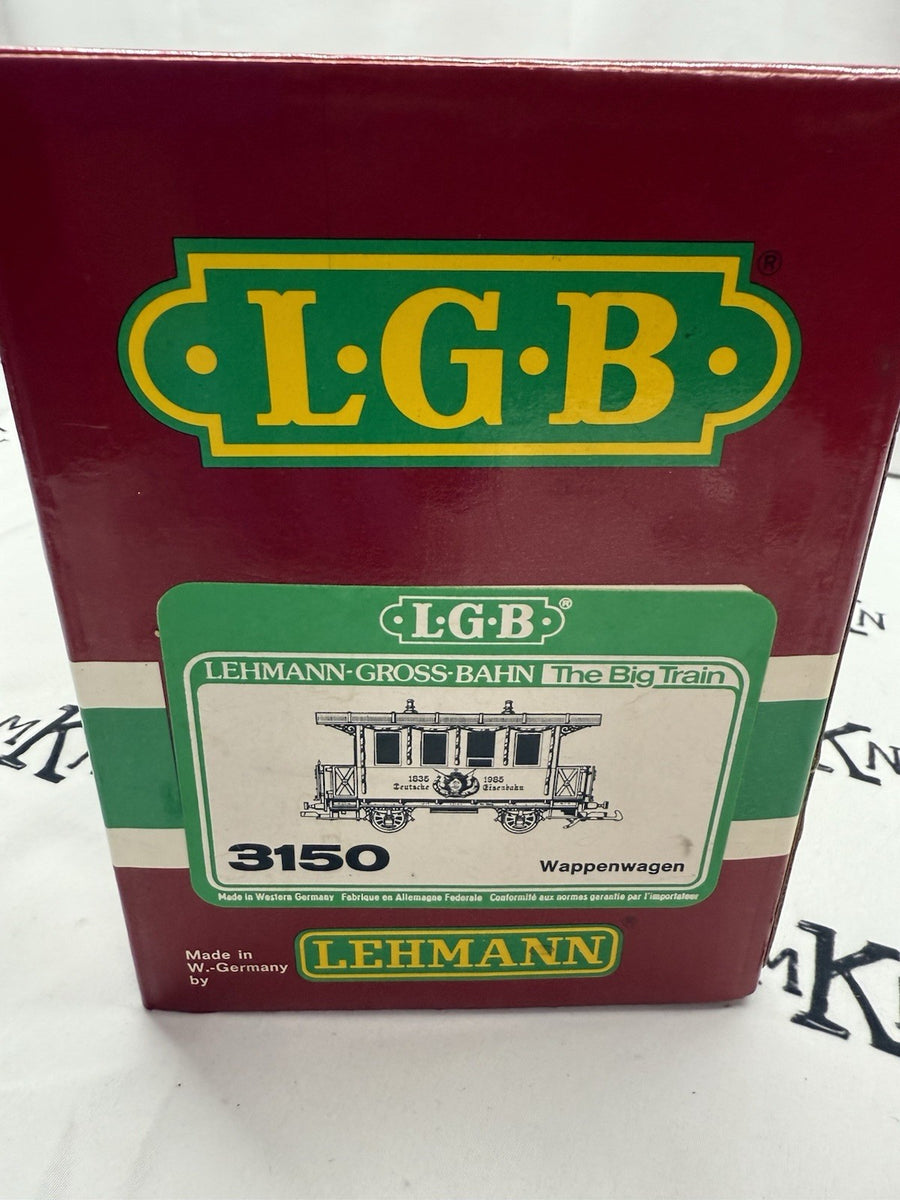 LGB 3150 Deutsche Eisenbahn 150th Anniversary Passenger Car Lighted G Scale