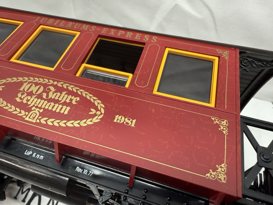 LGB 100 Year Anniversary Red Starter Set G Scale Complete Train Set with Track