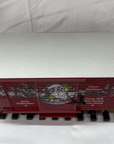 LGB 43352 G Scale Merry Christmas Sound "Deck the Halls" Boxcar G Scale New