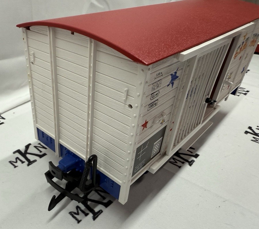 LGB 4036 Circus Cage Animal Car G Scale with Circus Animal Ramp/Rails LN/Box