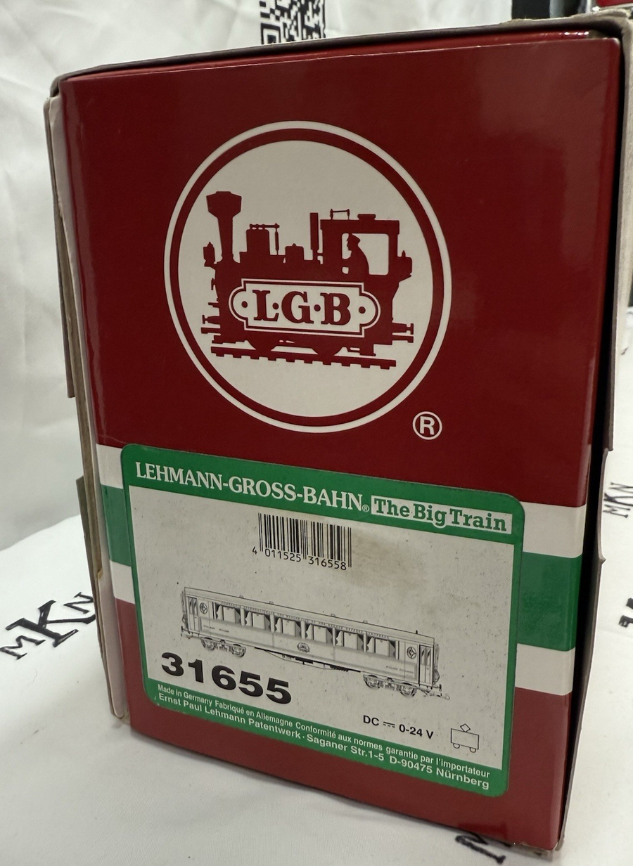 LGB 31655 G SCALE ORIENT EXRESS 1st CLASS SALON CAR Lighted LN/Box/Inserts (#1)