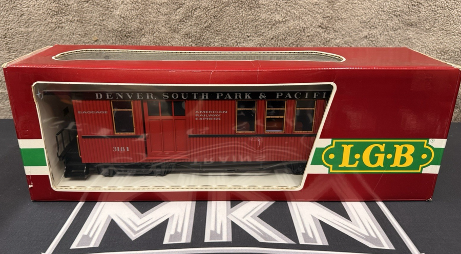 LGB 3181 Denver, South Park & Pacific RailRoad Passenger Coach Car G Scale LN/Bo