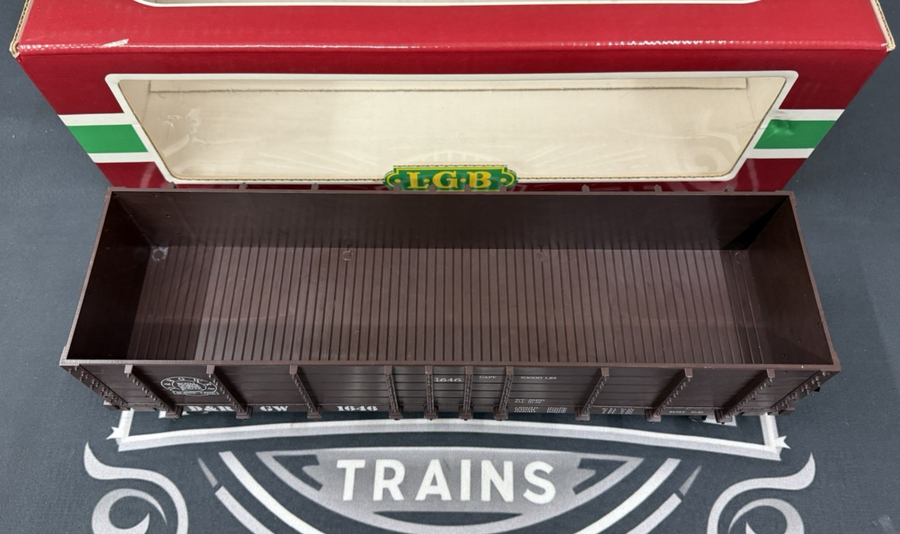 LGB 4073 Denver & Rio Grande Western High-Sided Wooden Gondola 1646 G Scale