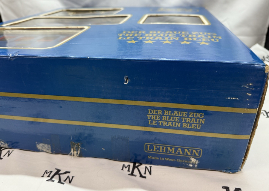 LGB 20301BZ The Blue Train Starter Set G Scale Complete LN with Track