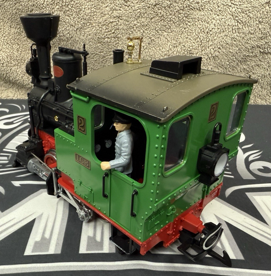 LGB LEHMANN 20212 G Scale 0-4-0 Steam Locomotive With Smoke/Sound Tested LN
