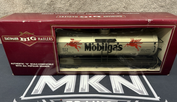Bachmann Big Haulers 93435 Mobilgas Mobil Gas Single Dome Tank Car New G Scale