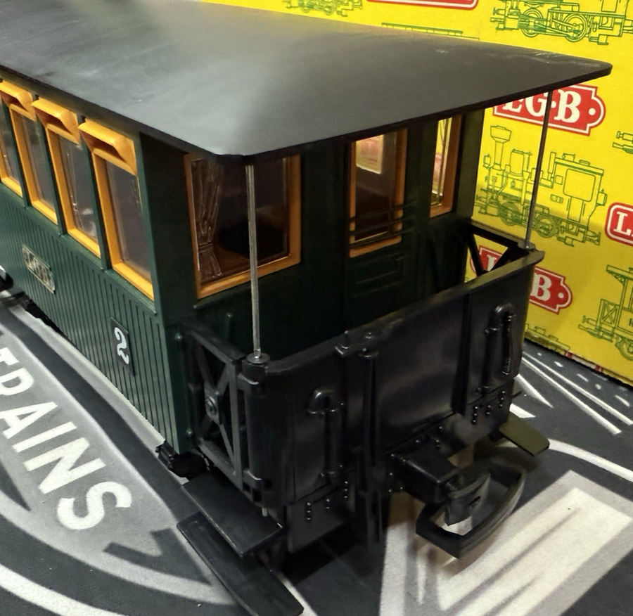 LGB 3040 G Scale 2nd Class Passenger Coach Wagon Car EX/Box