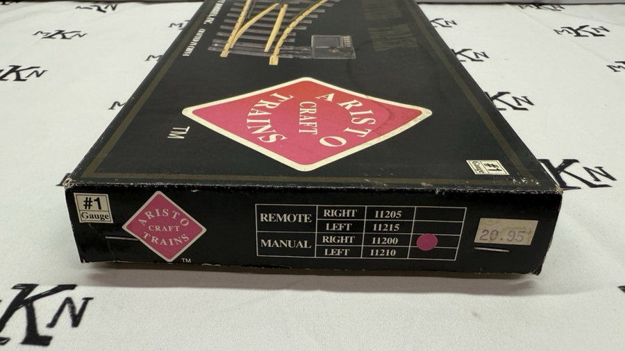 Aristocraft ART-11205 Remote Switch Track RIGHT Turn G Scale