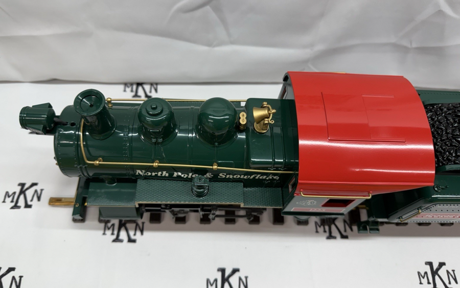 Aristo Craft Art 21235C North Pole Steam Locomotive and Tender Christmas G Scale