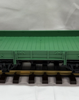 Vintage LGB 4010 Green Flat Car Yellow Box Early West Germany G Scale