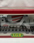 LGB 4055 G Scale L.G. Beton Cement Mixer Freight Car Gray/Red/White