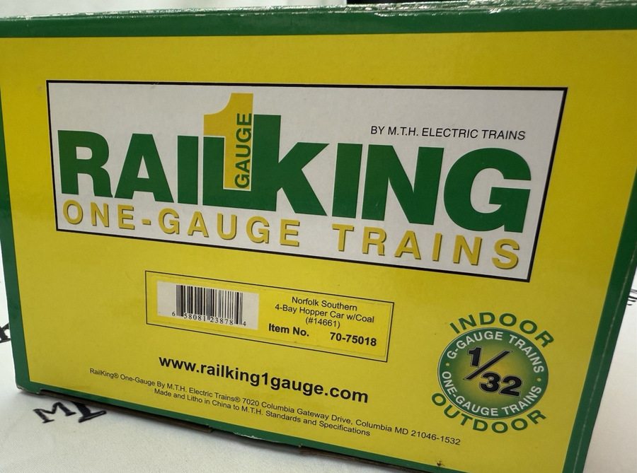 MTH RAILKING One Gauge 70-75018 Norfolk Southern NS Hopper Car #14661 G Scale 2