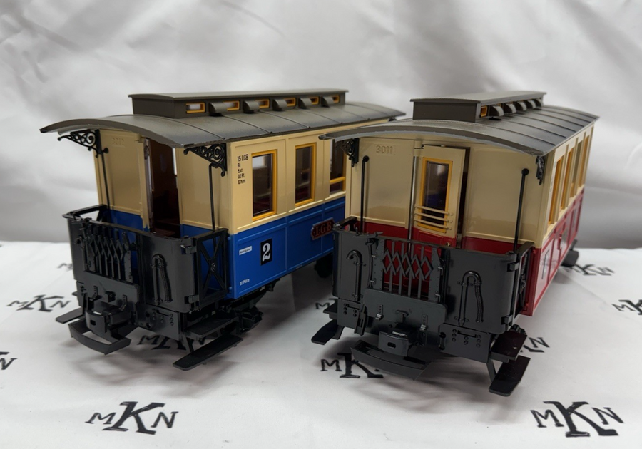 LGB 20301 Passenger Starter Train Set Figures Track G Scale W. Germany EX