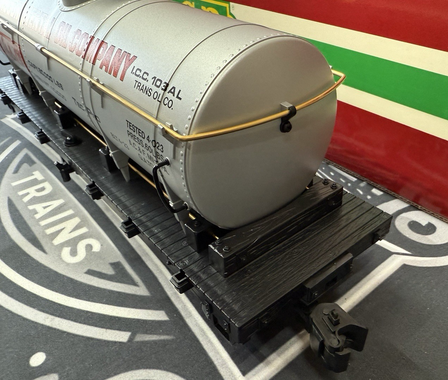 LGB 4080 -Y01 Transcontinental Oil Company Tank Train Car G Scale Metal Wheels