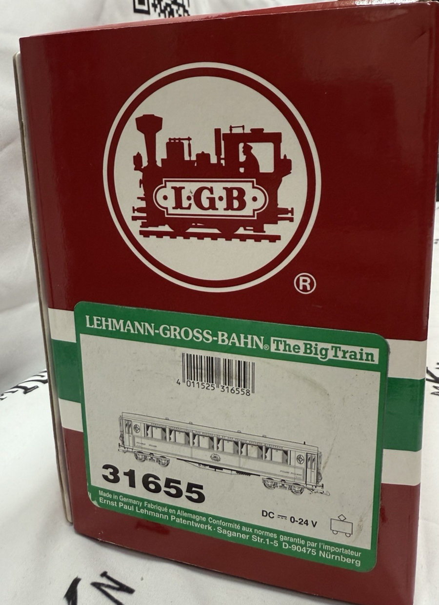 LGB 31655 ORIENT EXRESS 1st CLASS Passenger CAR G Scale Lighted LN/Box (#2)