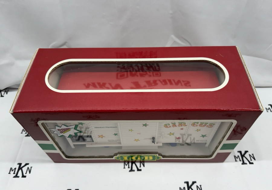 LGB 4136S Circus Sound Car with Sound G Scale New in box with Sleeve