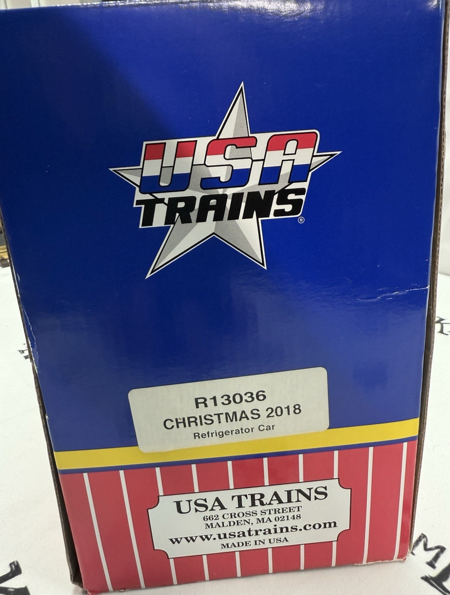 USA Trains R13036 Merry Christmas 2018 Reefer Car G Scale