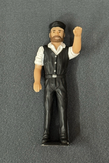 LGB ENGINEER Black MODEL TRAIN MAN FOR LOCOMOTIVE FIGURES FIGURINES G SCALE