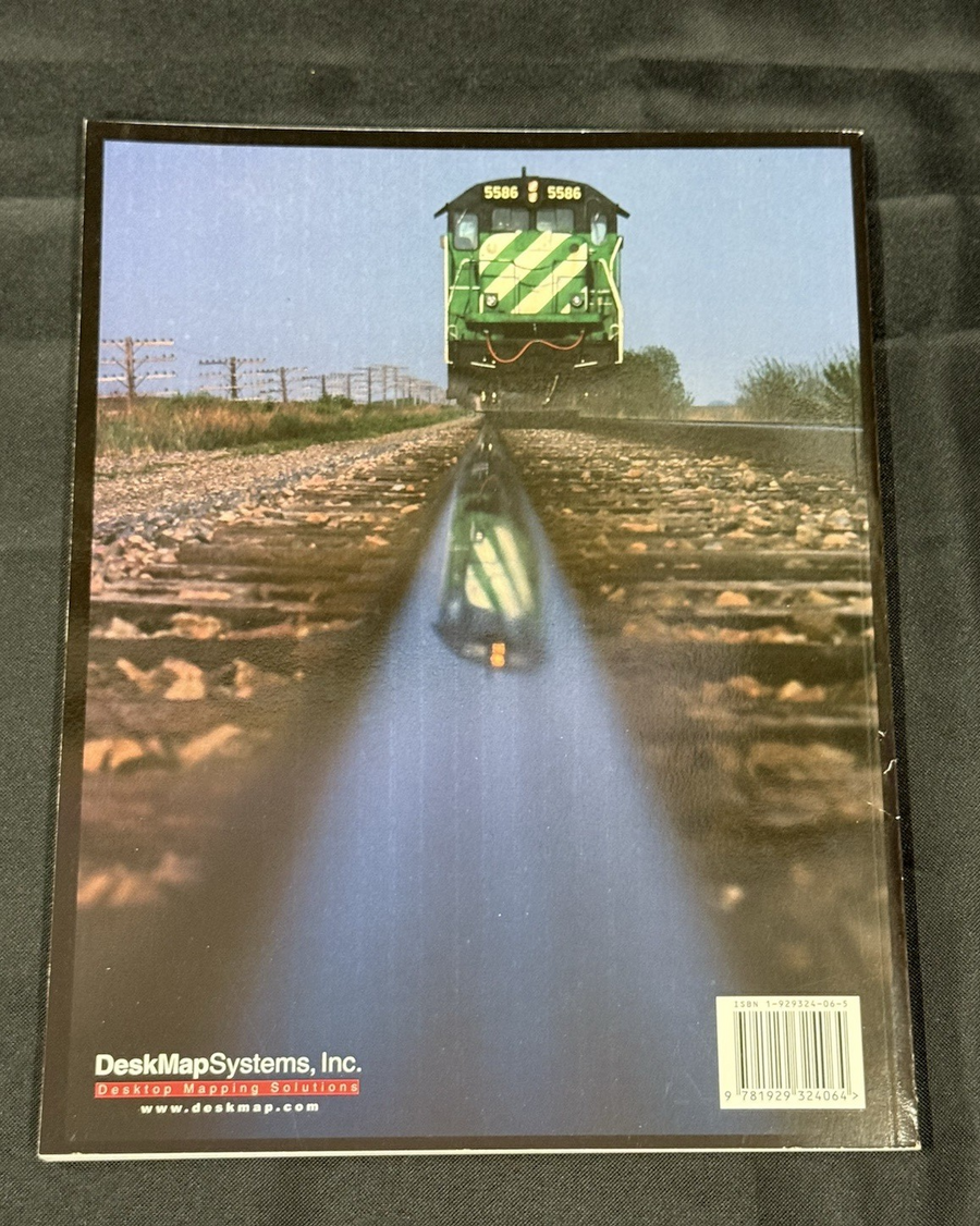 Professional Railroad Atlas of North America by Deskmap 3rd Edition