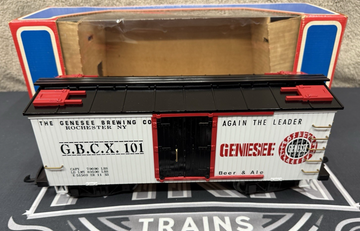 KALAMAZOO Trains 1871-8 G Scale Genesee Beer REEFER - G gauge LN/Box