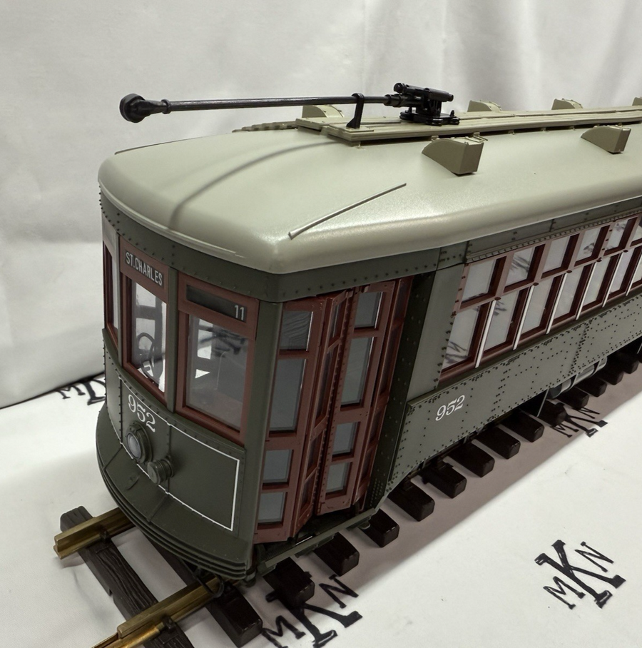 LGB 20380 G Scale New Orleans St Charles Electric Streetcar Tested