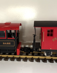 BACHMANN G SCALE PAUL BUNYAN BABE STEAM LOCOMOTIVE 0-4-0 #3 Caboose Tested