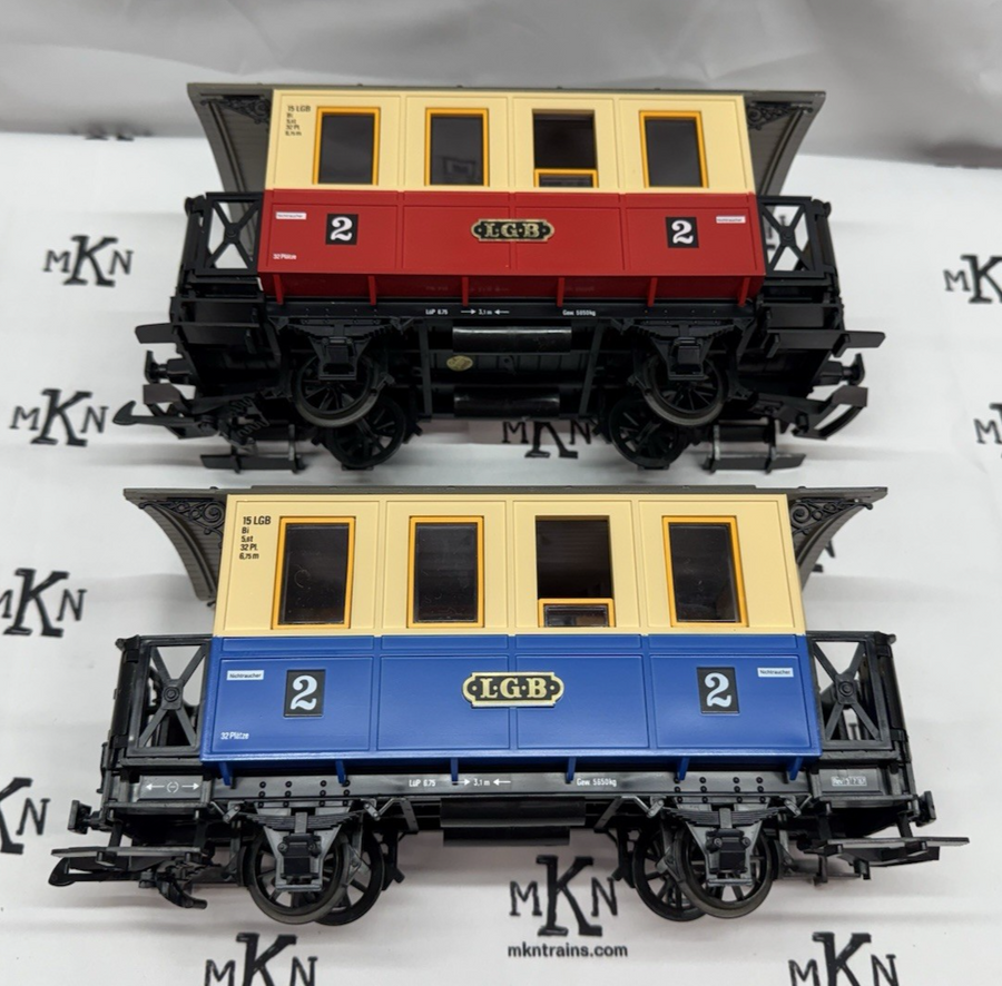 LGB  23301 Passenger Train Starter Set Tested Smoke EX Train Only G Scale