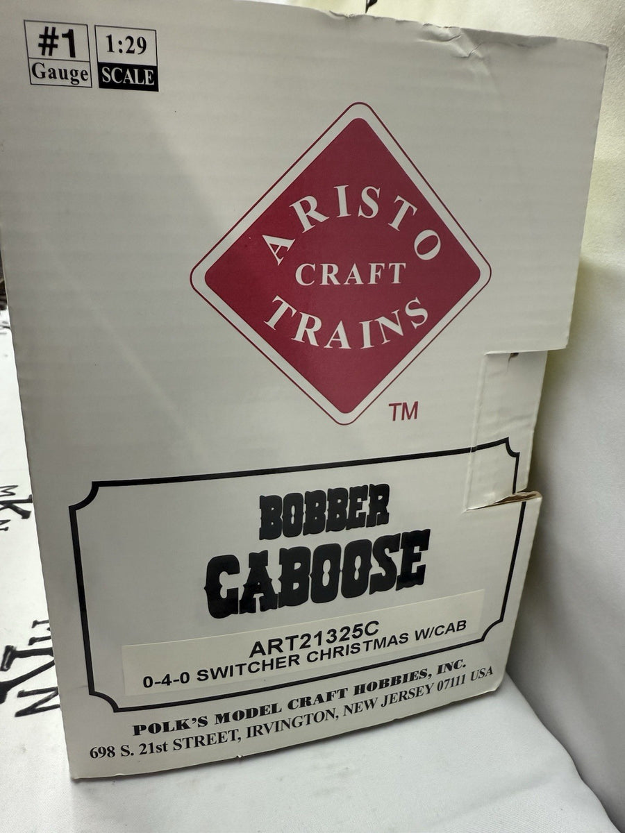 Aristo Craft Art 21325C CHRISTMAS BOBBER CABOOSE G Scale 1:29 NIB