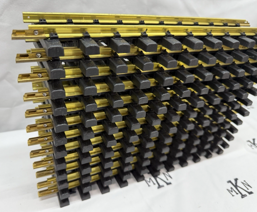 Aristo Craft ART-11000 G Scale Brass Euro Style 12" Straight Track 12 Pcs/box