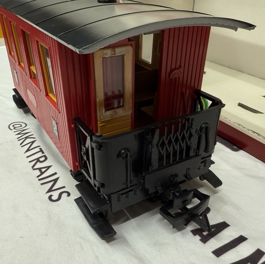 LGB 30800 PRIMUS RED Passenger Coach Vintage LN/BOX