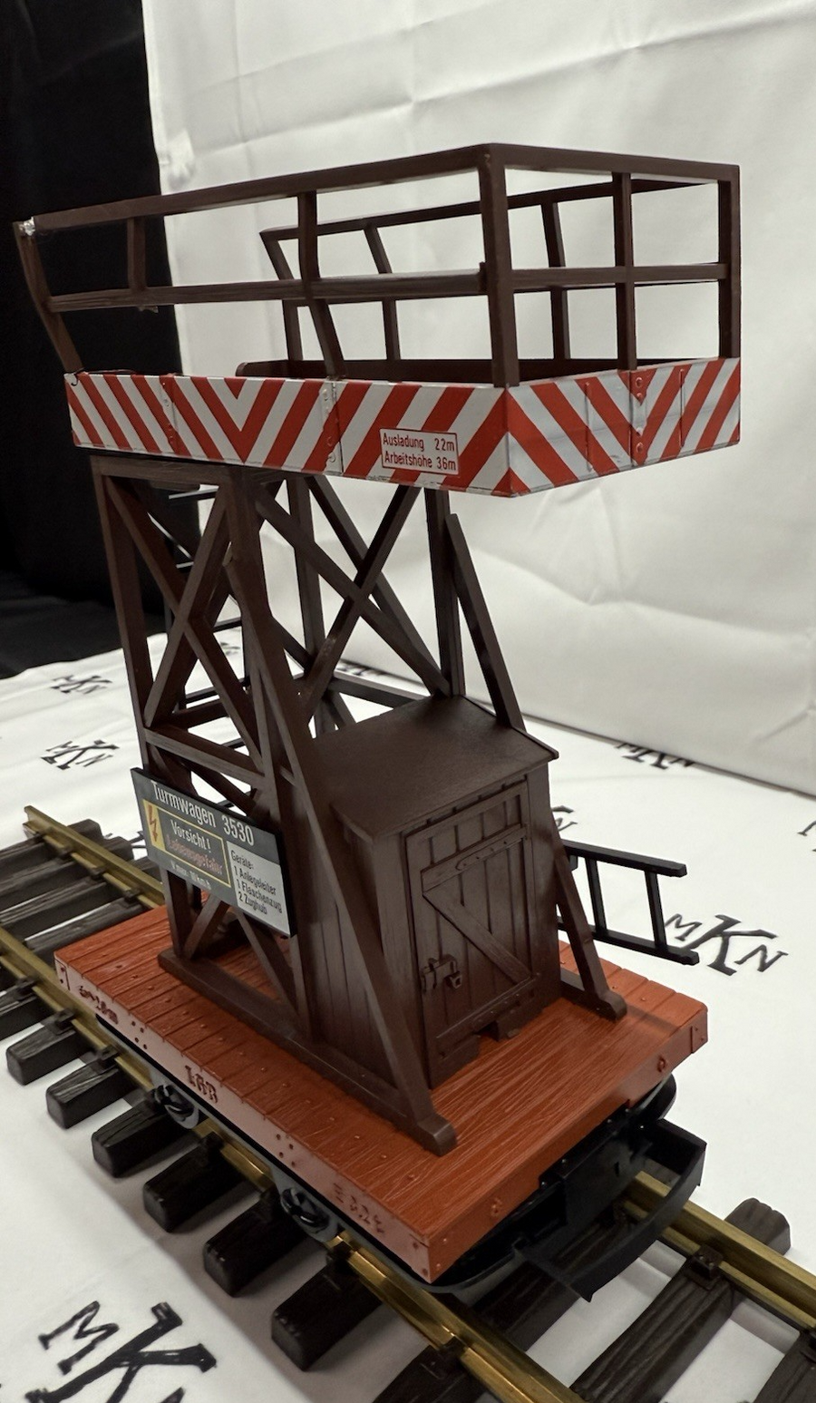 LGB 3530 G Scale Turnwagon Elevated Platform Car Good/Box