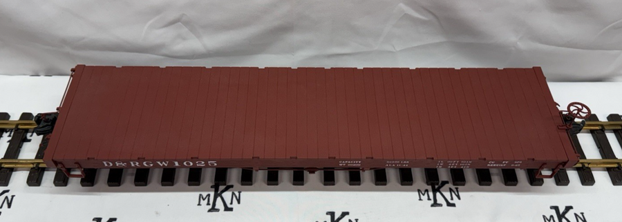 Accucraft AMS G Scale 1:20.3 D&RGW Flat Car #1023 Narrow Gauge