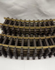 LGB 11000 G Scale 30 Degree Curved Track Sections (12) Used/Ex Lot2