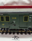 LGB 3019 G Scale Mail Post Car with Lights (Metal Wheels) EX/Box