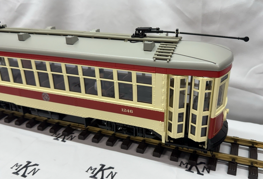 LGB 21382 G Scale Third Avenue Transit System Streetcar #1246 w/ Sound New/Box
