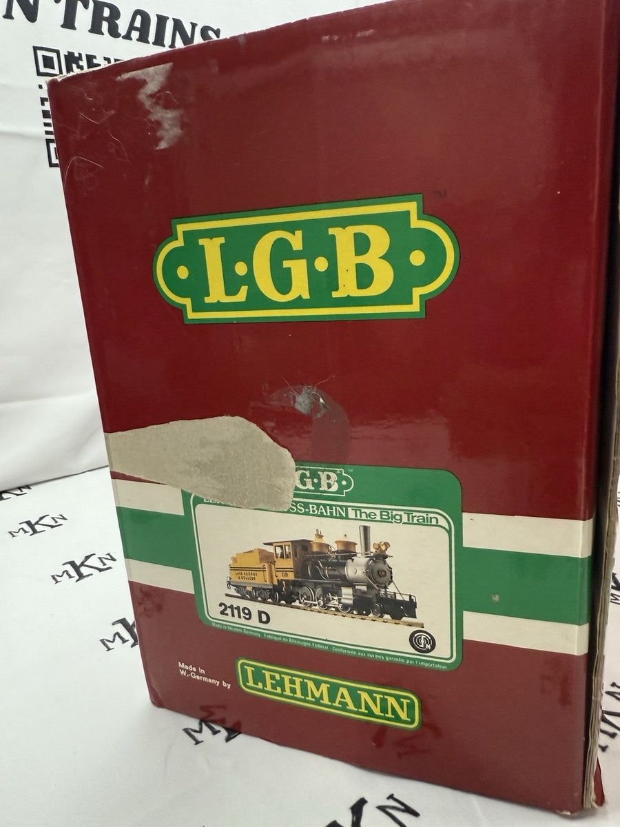 LGB Denver Rio Grande 2119D 2-6-0 Steam Loco & Tender w/ Box G Scale