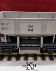 LGB 4141 OEG Grey Hopper BALLAST CAR G SCALE LN/Box