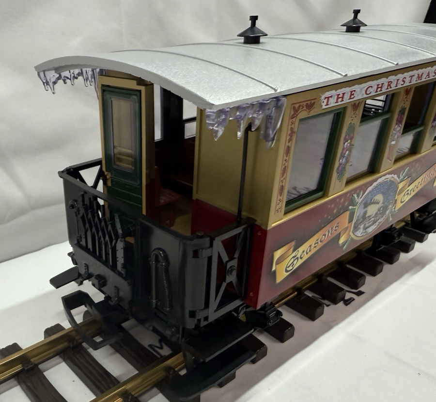 LGB 72550 Christmas Steam Engine Train Set G Scale Complete Lighted MINT